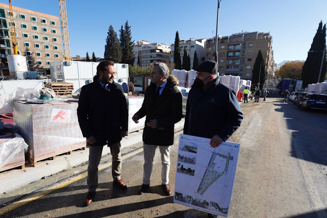 Visita a las obras del antiguo cuartel de Automovilismo (JUNTA)