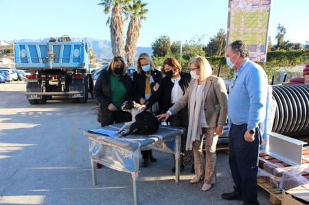 Visita a las obras del nuevo parque canino (AYTO. MOTRIL)