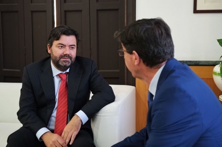 Joaquin Lopez-Sidro junto a Juan Marín (CIUDADANOS)
