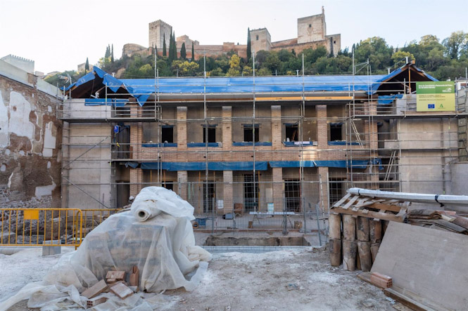 Trabajos en el Maristán de Granada (PATRONATO DE LA ALHAMBRA Y GENERALIFE)