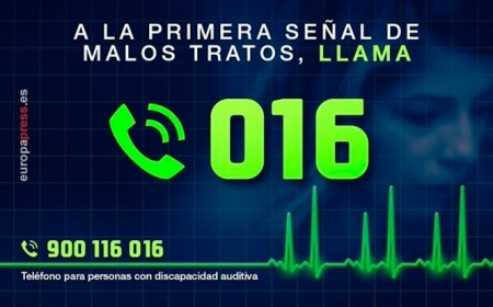 Teléfono de asistencia 016 para atender situaciones de violencia de género (EUROPA PRESS)