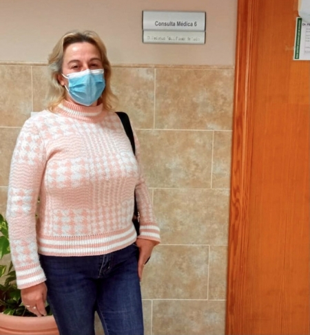 La secretaria de sanidad del PSOE de Lanjarón (Granada), Marisol Lozano (PSOE)