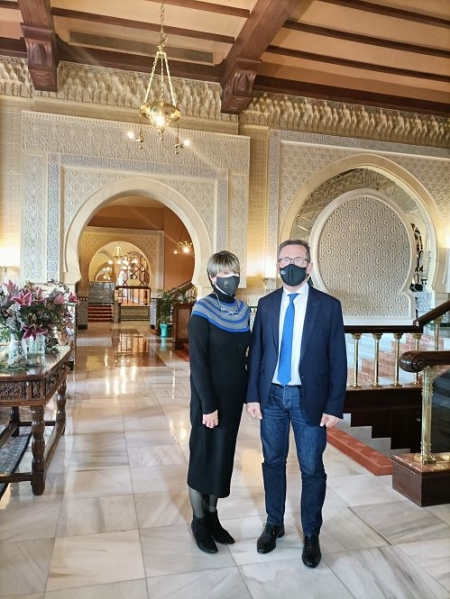 Imagen de la visita al Hotel Alhambra Palace (JUNTA)