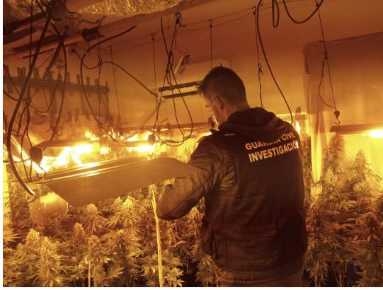 Uno de los centros desarticulados (GUARDIA CIVIL)