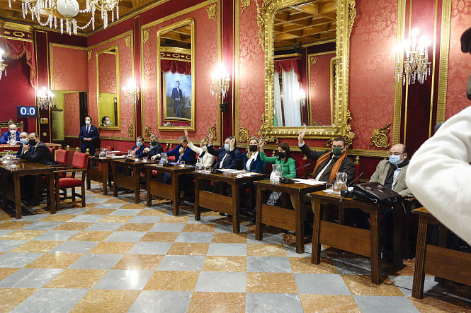 Pleno extraordinario del Ayuntamiento de Granada (JAVIER ALGARRA / AYUNTAMIENTO) 