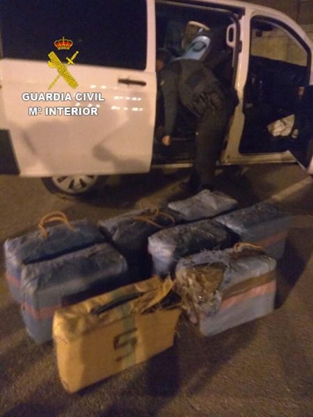 Imagen del hachís inacutado (GUARDIA CIVIL)