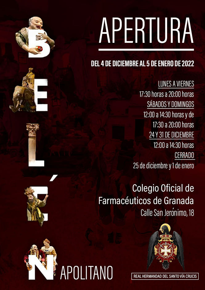 Cartel Belén Napolitano 2021 (COFRADÍA DEL VÍA CRUCIS(