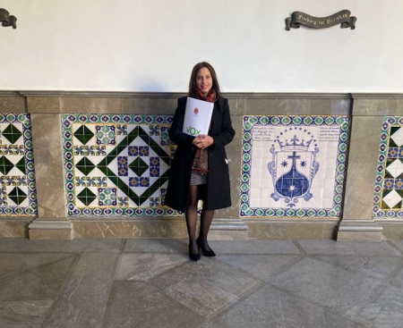 La concejal de Vox en el Ayuntamiento de Granada, Mónica Rodríguez (VOX)