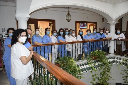 Personal del Centro Polivalente de mayores (CÁRITAS)