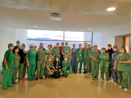 Profesionales del Bloque Quirúrgico (HUSC) 