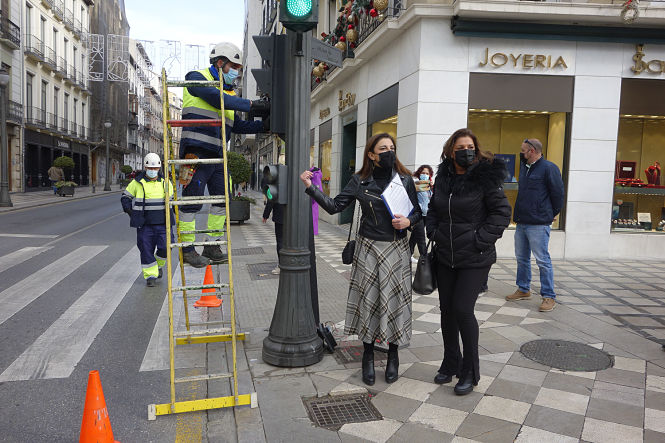 Instalación de un contador en un semáforo (JAVIER ALGARRA)
