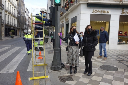 Instalación de un contador en un semáforo (JAVIER ALGARRA)