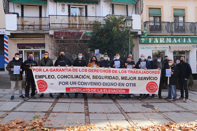 Imagen de la concentración (PODEMOS) 