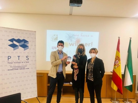 Imagen de la entrega del premio (FUNDACIÓN PTS) 