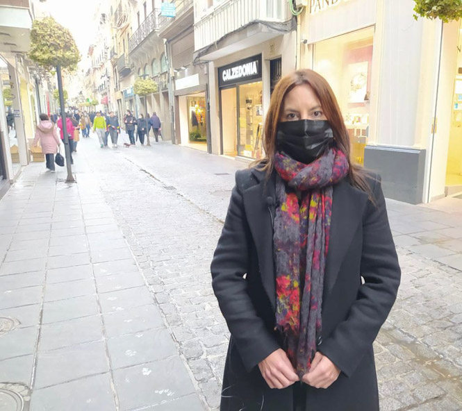 La Concejal de VOX en el Ayuntamiento de Granada, Mónica Rodríguez (VOX) 