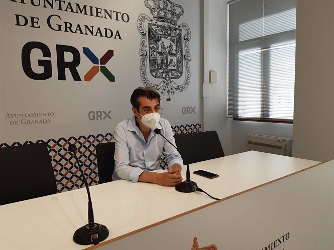 El portavoz de Unidas Podemos e Independientes en el Ayuntamiento de Granada, Antonio Cambril (UNIDAS PODEMOS) 