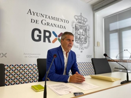 El portavoz del PP en el Ayuntamiento de Granada, César Díaz (PP) 