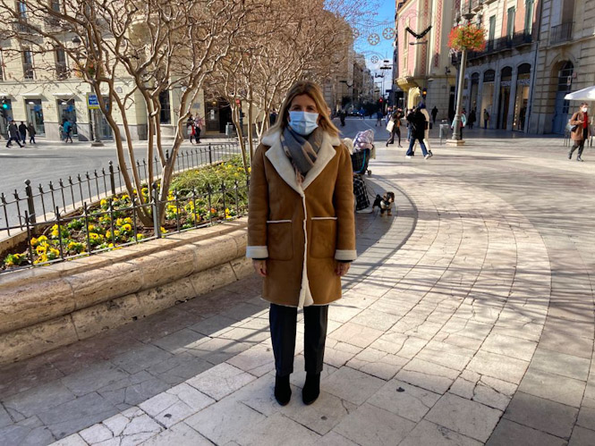 La concejal del PP en el Ayuntamiento de Granada, Eva Martín (PP) 