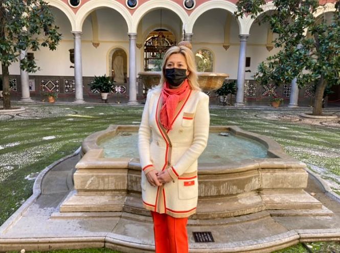 La Concejal del PP en el Ayuntamiento de Granada, Pepa Rubia (PP) 