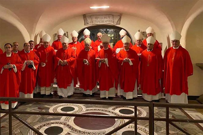 Inicio de la visita ad limina en que participa el arzobispo de Granada, Javier Martínez (ARZOBISPADO DE GRANADA) 