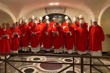 Inicio de la visita ad limina en que participa el arzobispo de Granada, Javier Martínez (ARZOBISPADO DE GRANADA) 