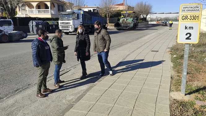 Imagen de la visita a la carretera Otura-Dílar (PP)