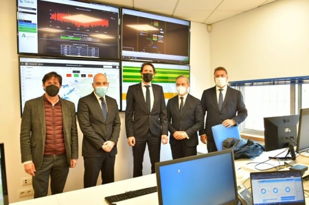 Imagen de la visita del Consejero al Grupo Cuerva (JUNTA)