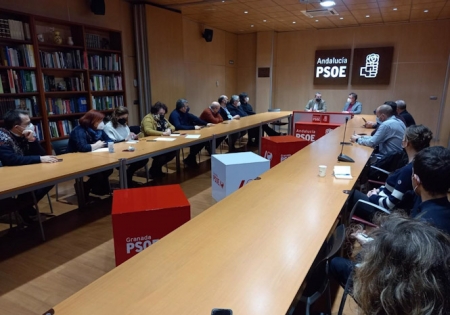 Encuentro sobre Inteligencia Artificial celebrado en la sede del PSOE de Granada. (PSOE)