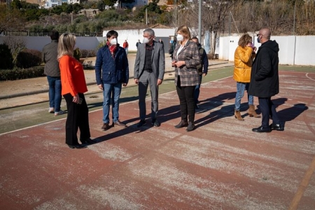 Visita Grupo Popular Diputación pista deportiva Órgiva (PP) Visita Grupo Popular Diputación pista deportiva Órgiva (PP)