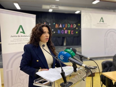 La consejera de Igualdad, Políticas Sociales y Conciliación, Rocío Ruiz, en Granada, en imagen de archivo (JUNTA DE ANDALUCÍA) 