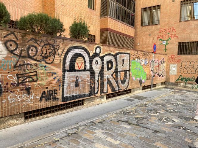 Pintadas en el Cuarto Reald e Santo Domingo (PP)