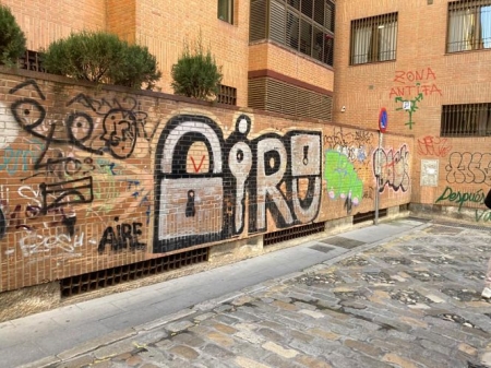 Pintadas en el Cuarto Reald e Santo Domingo (PP)