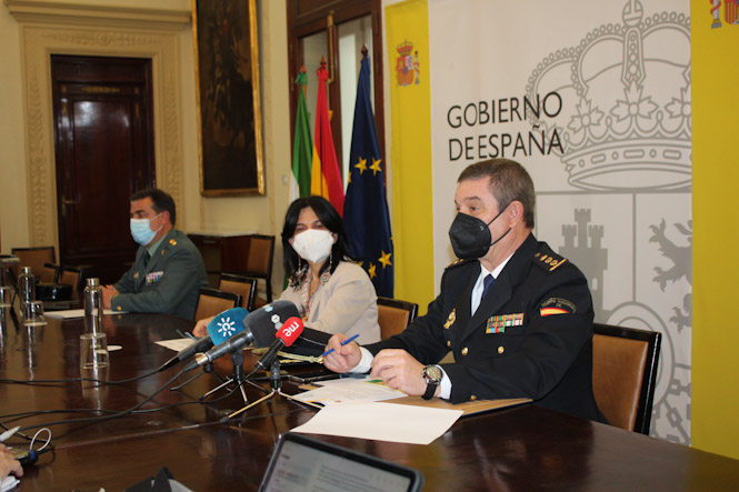 Rueda de prensa de la subdelegada del gobierno, Inmaculada López Calahorro (SUBDELEGACIÓN)