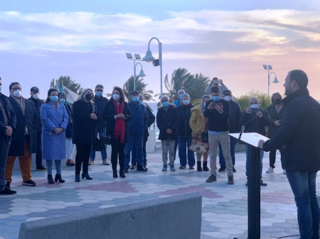 Imagen del homenaje (AYTO. ALMUÑÉCAR) 