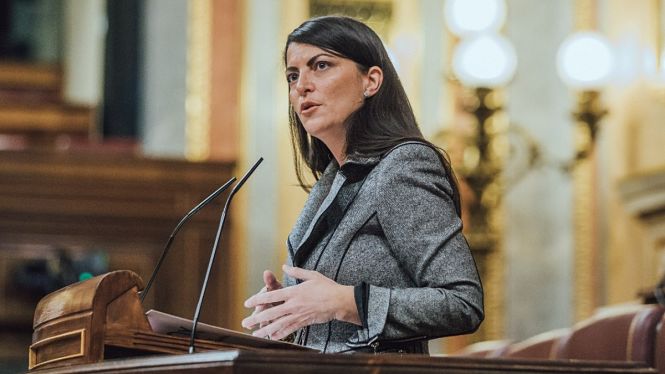 La Diputada Nacional de Vox, Macarena Olona (VOX) 