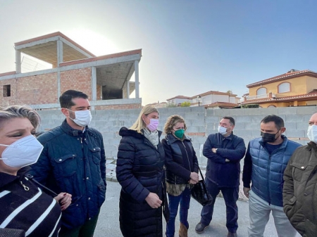 Imagen de la visita a kas obras del Centro Cívico de El Ventorrillo (PP) Imagen de la visita a kas obras del Centro Cívico de El Ventorrillo (PP)