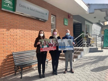 Imagen de la visita al Centro de Salud de La Zubia (PP) Imagen de la visita al Centro de Salud de La Zubia (PP)