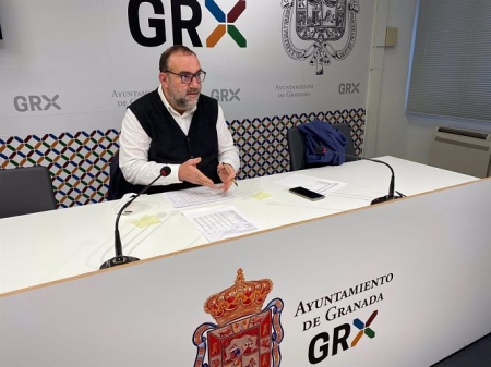 El edil de Unidas Podemos e Independientes en Granada Francisco Puentedura (UP) 