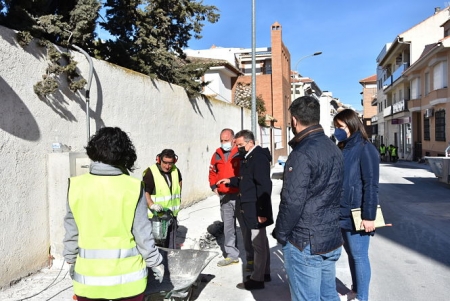 Imagen de la visita a las obras (AYTO. BAZA) Imagen de la visita a las obras (AYTO. BAZA)