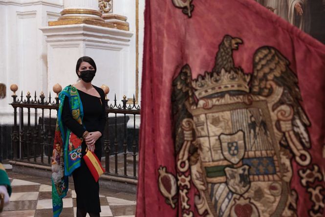 La diputada por Granada y secretaria general del Grupo Parlamentario de VOX en Congreso, Macarena Olona