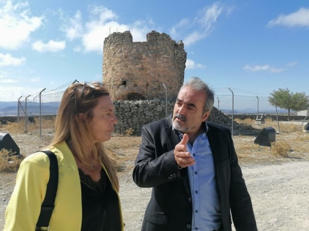 Concha Insúa y Antonio Pelaez en el Camino de San Juan de la Cruz (CIUDADANOS)