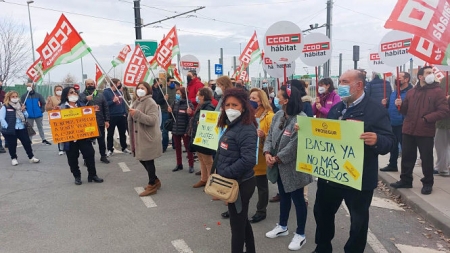 Imagen de la concentración (CCOO)