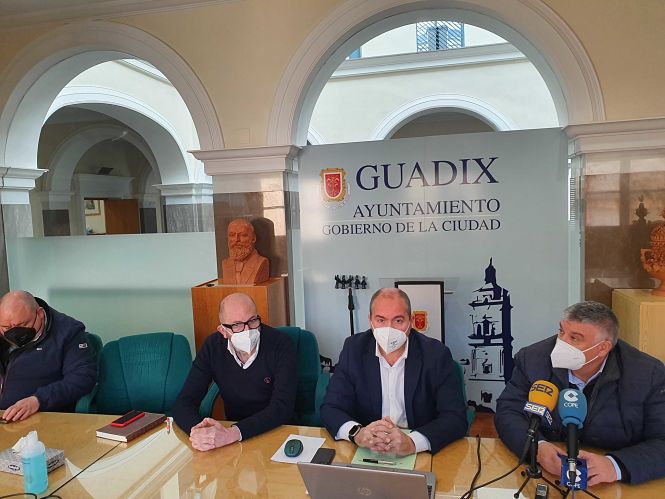 Imagen de la rueda de prensa (AYTO. GUADIX)