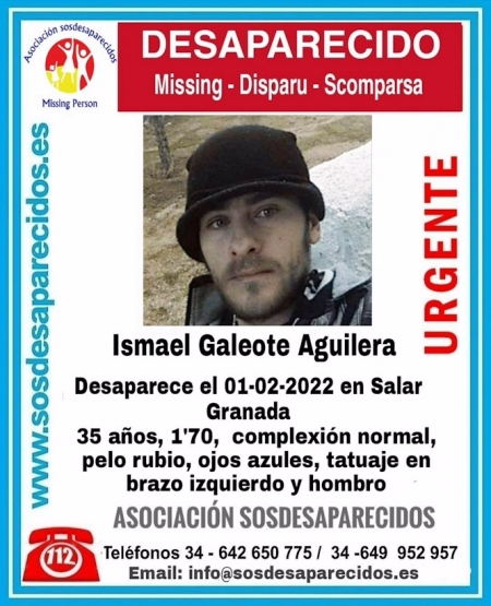 Buscan a un hombre de 35 años desaparecido desde el martes en Salar  (SOS DESAPARECIDO)