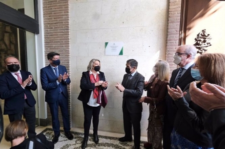 El vicepresidente de la Junta de Andalucía y consejero de Turismo, Regeneración, Justicia y Administración Local, Juan Marín, en la inauguración de la nueva sede judicial de Almuñécar (JUNTA DE ANDALUCÍA)