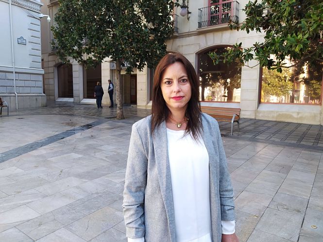 La Concejal de Vox en el Ayuntamiento de Granada, Mónica Rodríguez (VOX)