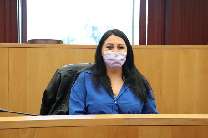La Diputada Provincial de Unidas Podemos,  Alejandra Durán (UNIDAS PODEMOS)