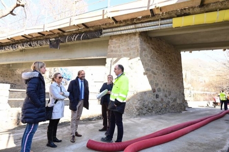 Visita de la Junta a las obras del Puente de la Duquesa (JUNTA) Visita de la Junta a las obras del Puente de la Duquesa (JUNTA)