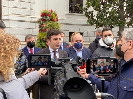 El Secretario general del PP, Jorge Saavedra (PP)