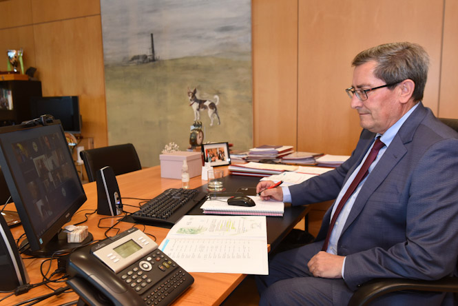 El presidente de la Diputación de Granada, José Entrena (R. MARTÍNEZ / DIPGRA) 